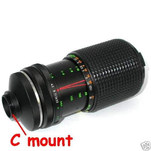 Obiettivo MEGAPIXEL zoom per telecamera C mount focale 75/200 