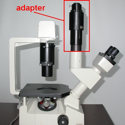 Terminale C mount a rapporto d'ingrandimento variabile per microscopio NIKON TMS